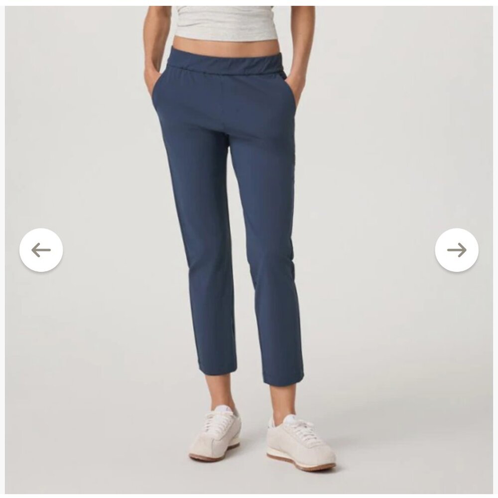 Vutori Miles women's ankle pant, medium, navy, EUC